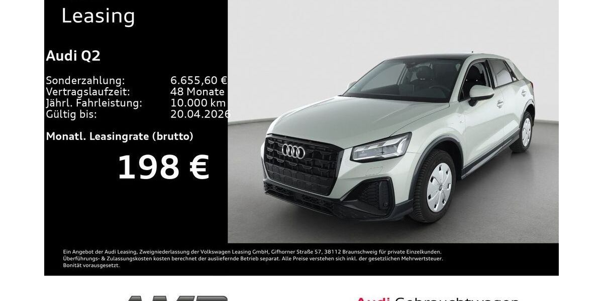 Audi Q2 4.090 km 33.280 &euro; Borna 04552