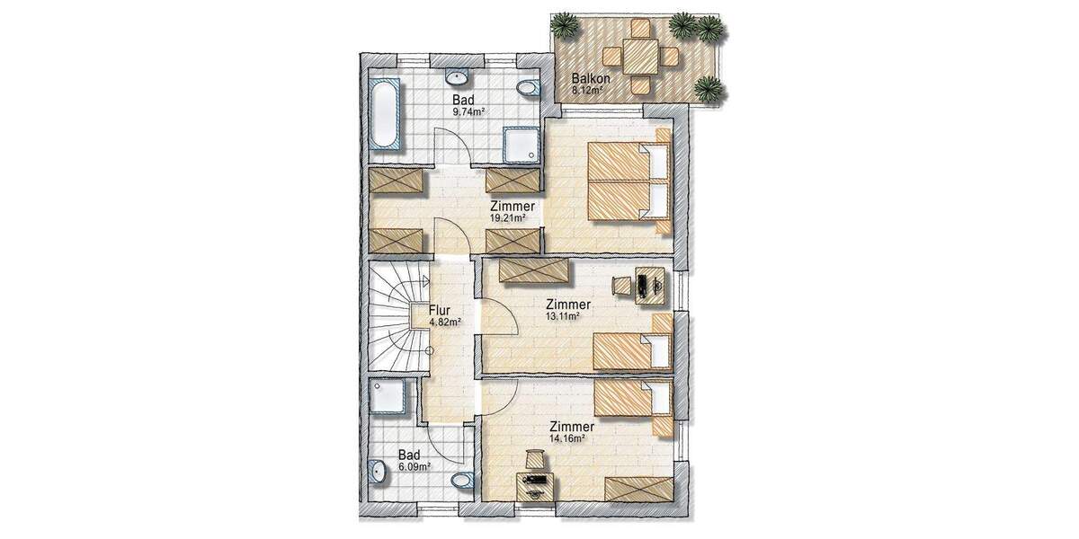Doppelhaushälfte Königstein im Taunus / Schneidhain Schneidhain - 6 Zimmer, 174 m&sup2;, 1.276.000&euro; | Angebot:25733082