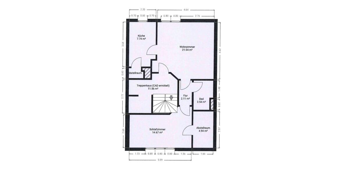 Dachgeschoßwohnung Aachen Aachen-Mitte - 2 Zimmer, 52 m&sup2;, 775&euro; | Angebot:26254953