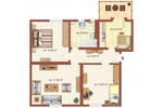 Etagenwohnung Bad Dürrenberg - 3 Zimmer, 66 m&sup2;, 500&euro; | Angebot:26358588