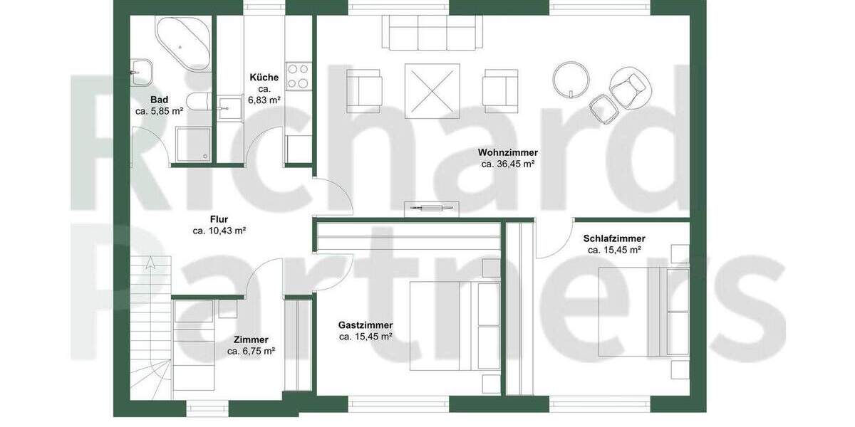 Zweifamilienhaus mit großem Garten 7 zimmer