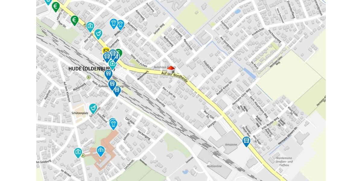 Erdgeschoßwohnung Hude (Oldenburg) - 2 Zimmer, 76 m&sup2;, 880&euro; | Angebot:26267959