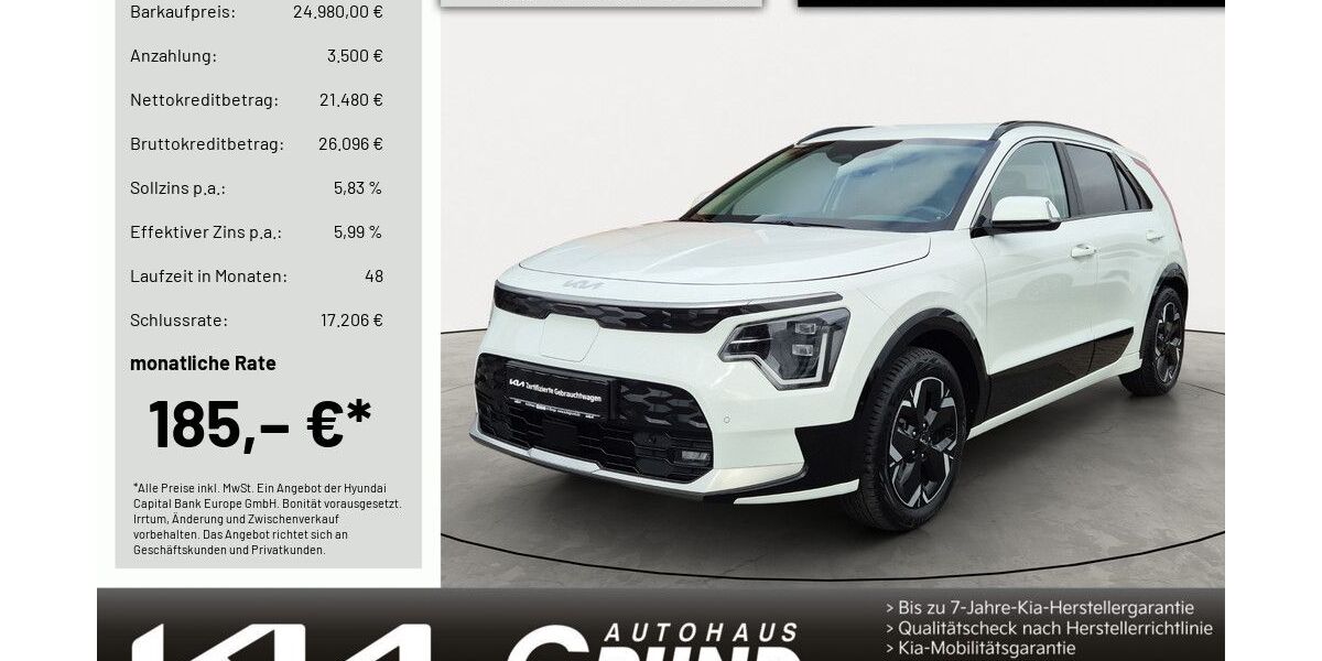 Kia Niro EV 51.368 km 24.980 &euro; Berga 06536