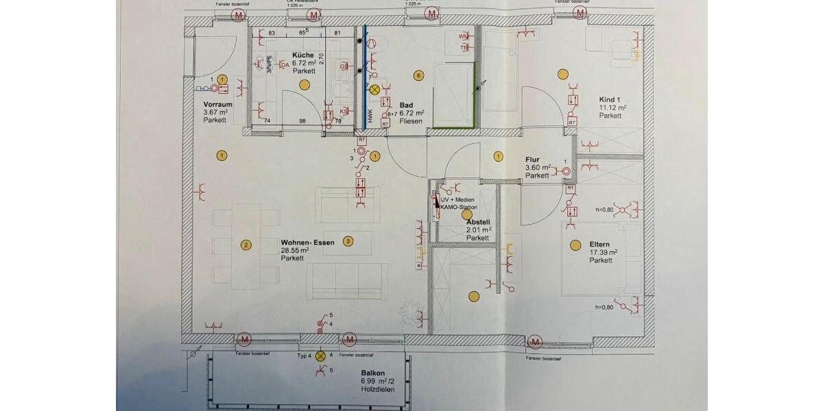 Etagenwohnung Bamberg Bamberg-Ost - 3 Zimmer, 83 m&sup2;, 475.000&euro; | Angebot:26433688