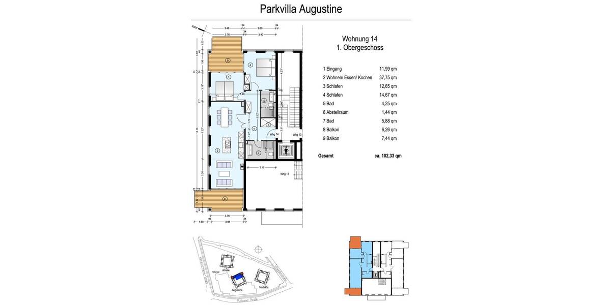 Etagenwohnung Binz - 3 Zimmer, 102 m&sup2;, 889.000&euro; | Angebot:26393515
