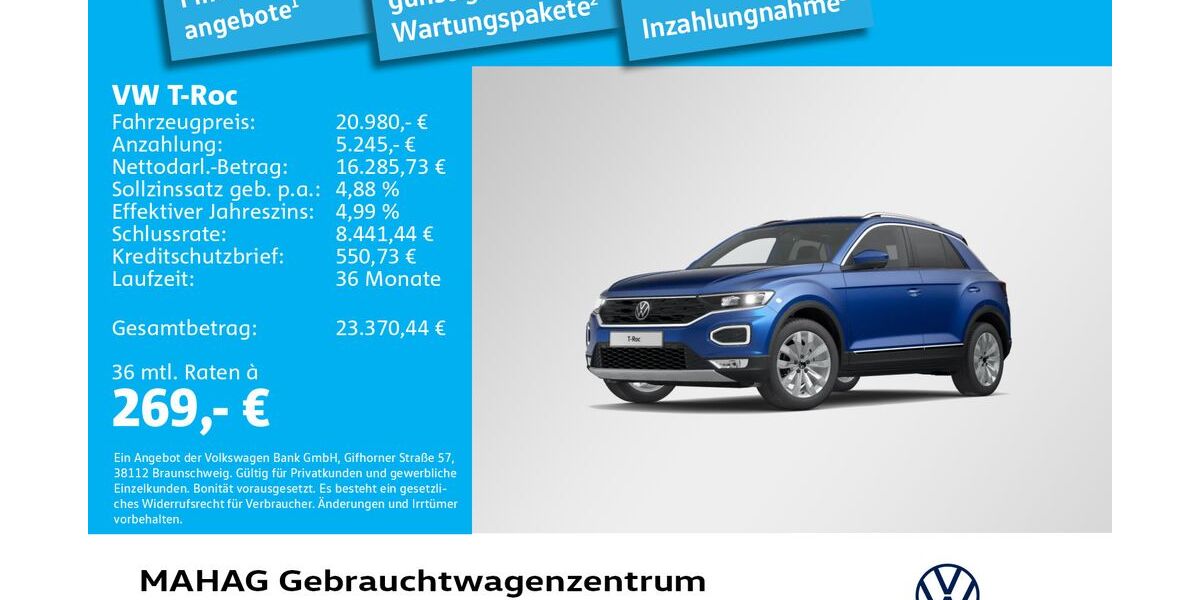 VW T-Roc 31.971 km 20.980 &euro; München 80935