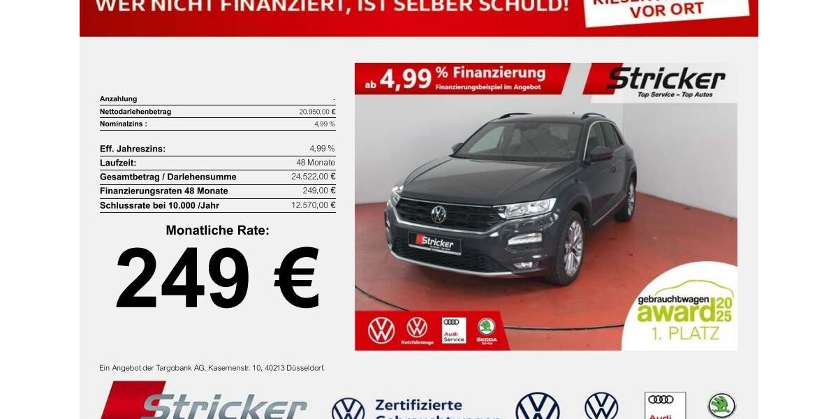 VW T-Roc 47.862 km 20.949 &euro; Horn-Bad Meinberg 32805