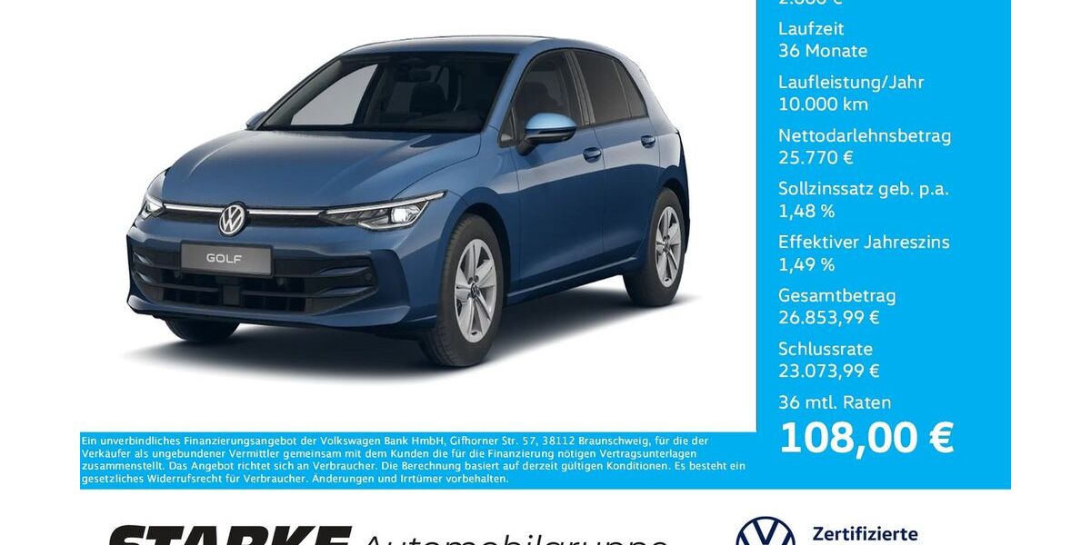 VW Golf 5.385 km 27.960 &euro; Vechta 49377