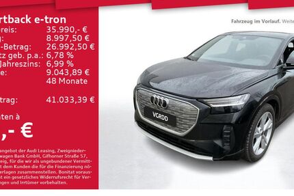 Audi Q4 e-tron 53.392 km 35.990 &euro; Dresden 01067