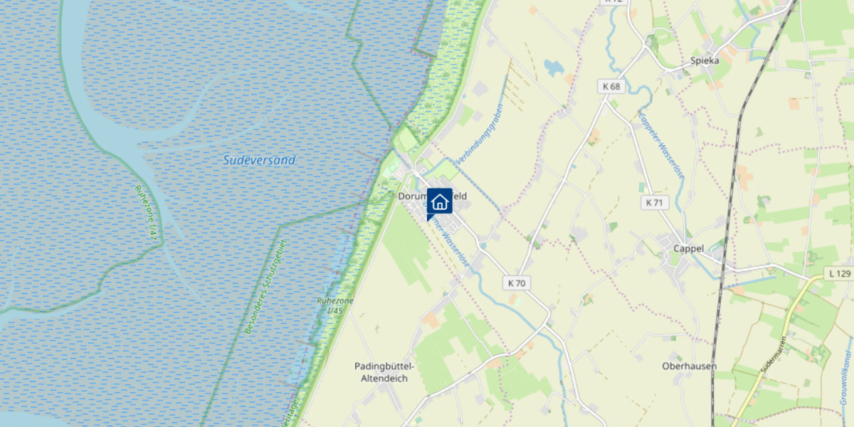 Bungalow Wurster Nordseeküste Neufeld - 3 Zimmer, 65 m&sup2;, 349.000&euro; | Angebot:26768272