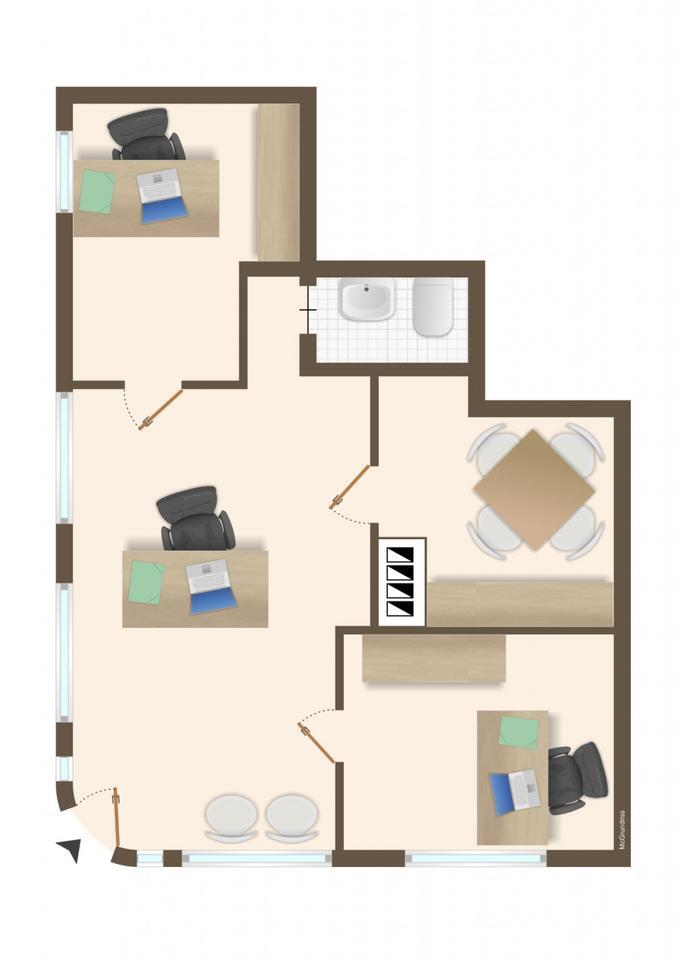 moderne Büro- und Praxisfläche im Zentrum von Vetschau zimmer