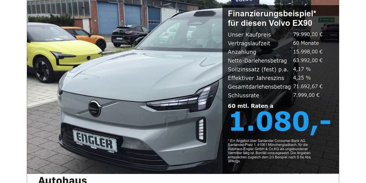 Volvo EX90 4.990 km 79.990 € Lübeck 23566