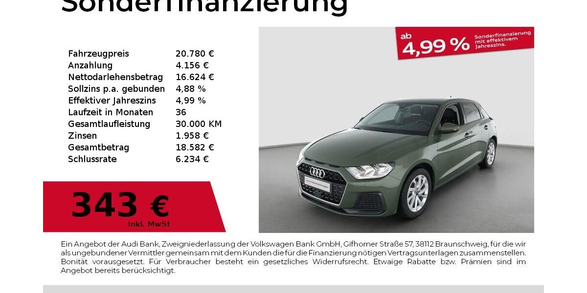 Audi A1 6.260 km 20.780 &euro; Nürnberg 90441