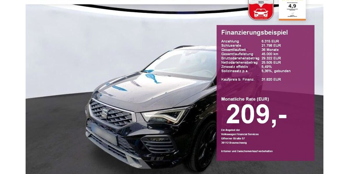 Seat Ateca 14.400 km 31.820 &euro; Albbruck 79774