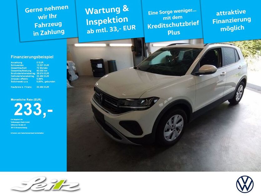 VW T-Cross 10.425 km 22.450 € Wangen im Allgäu 88239