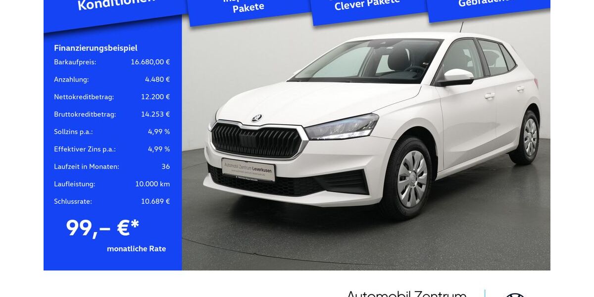 Skoda Fabia 8.259 km 16.680 &euro; Leverkusen 51379