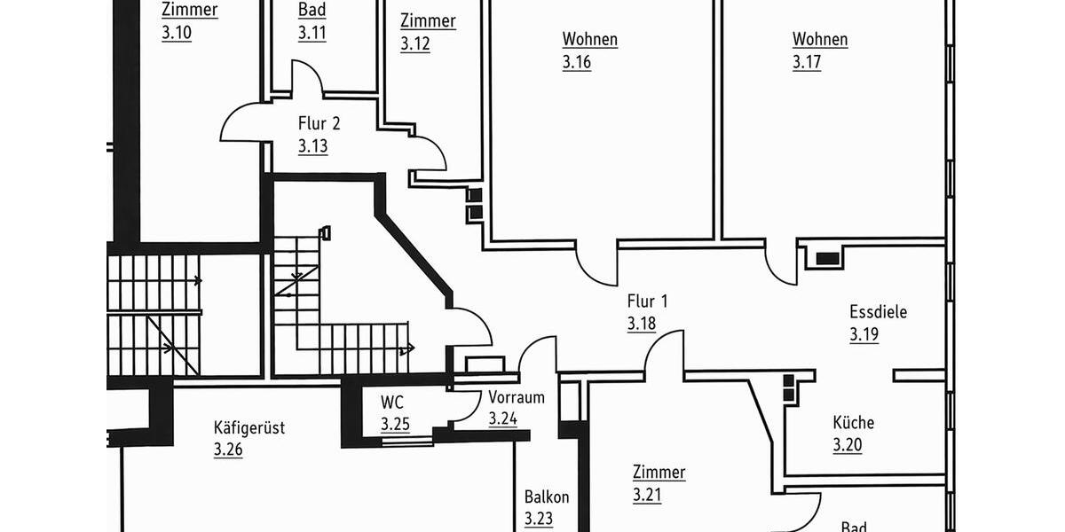 Etagenwohnung Weimar - 5 Zimmer, 186 m&sup2;, 1.950&euro; | Angebot:26394964