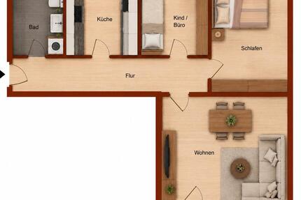 Wohnung Gifhorn - 3 Zimmer, 71 m&sup2;, 180.000&euro; | Angebot:27266298