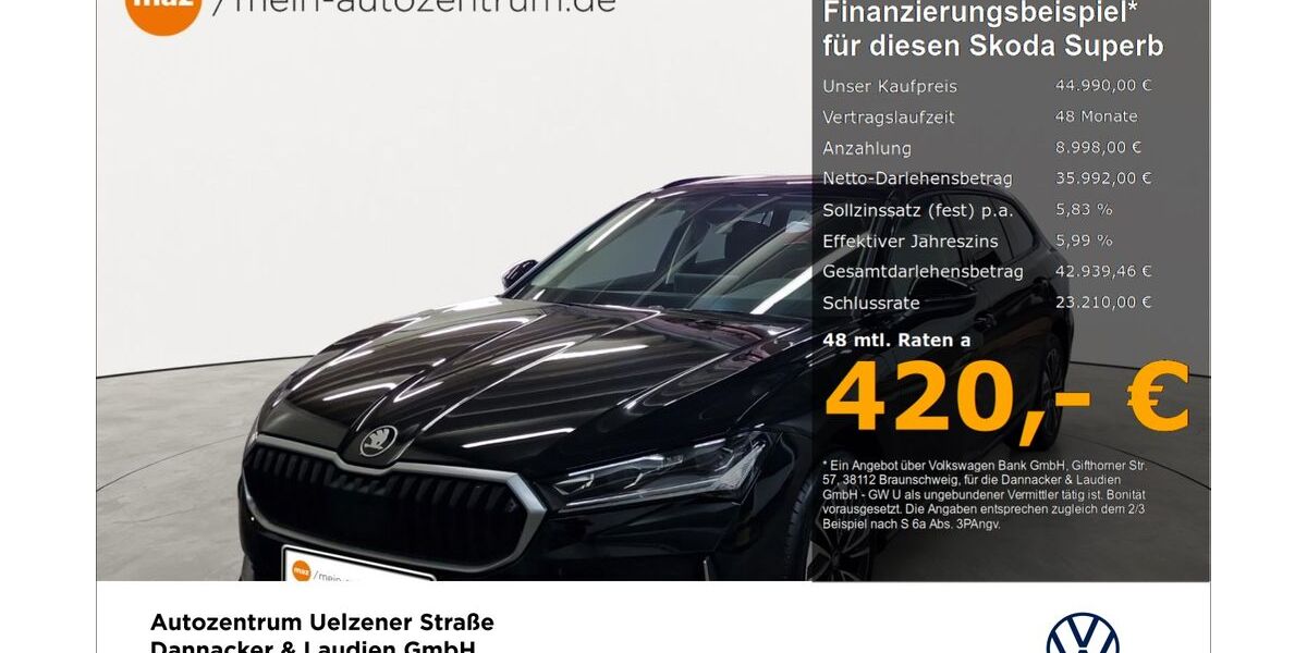 Skoda Superb 9.990 km 44.990 &euro; Lüneburg 21335