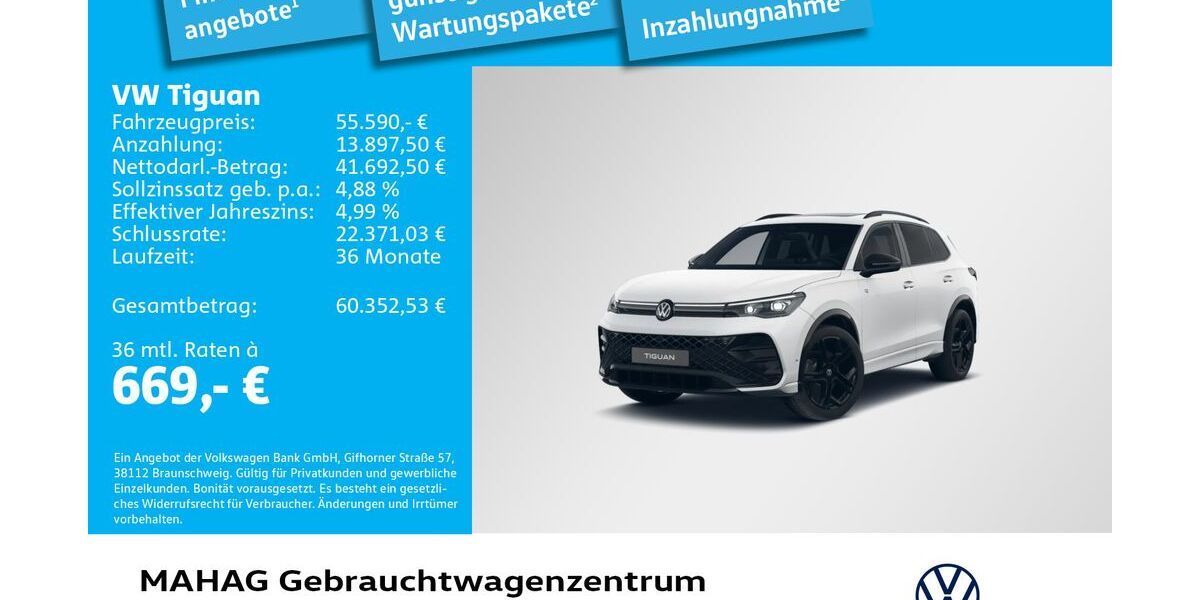 VW Tiguan 3.000 km 55.590 &euro; München 80935