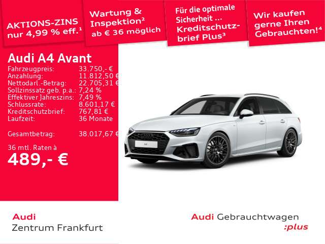Audi A4 31.554 km 33.750 &euro; Frankfurt am Main 60314