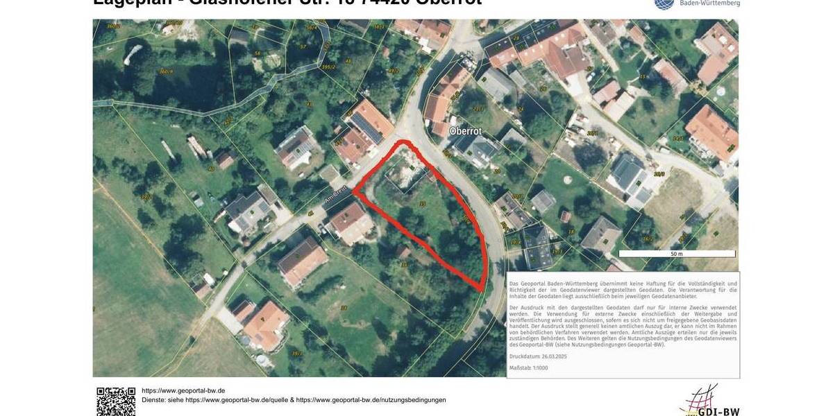 Grundstück Oberrot - 146.000&euro; | Angebot:25734814