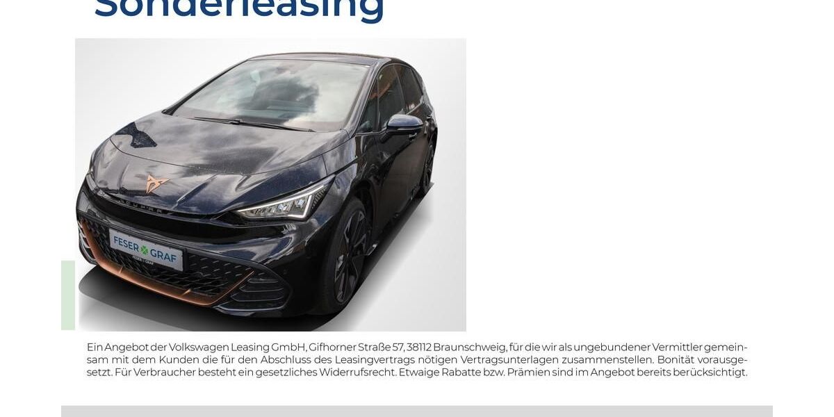 Cupra Born 9.990 km 43.980 &euro; Höchstadt an der Aisch 91315
