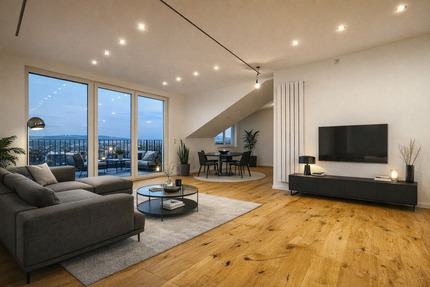 Erstbezug! 2 Zimmer DG Wohnung mit Sonnenloggia zum Wohlfühlen, neue Böden, neues Bad, saniert! 2 zimmer