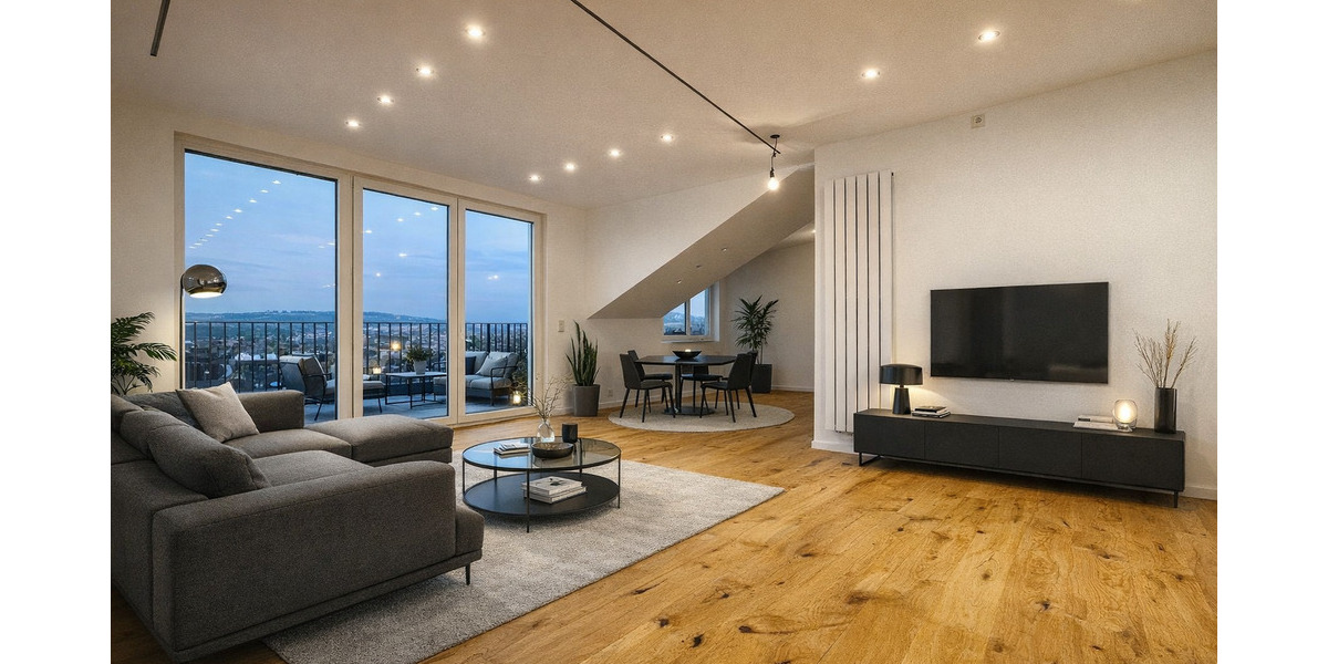 Erstbezug! 2 Zimmer DG Wohnung mit Sonnenloggia zum Wohlfühlen, neue Böden, neues Bad, saniert! 2 zimmer