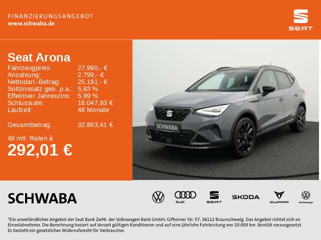 Seat Arona 4.208 km 27.990 € Gersthofen 86368