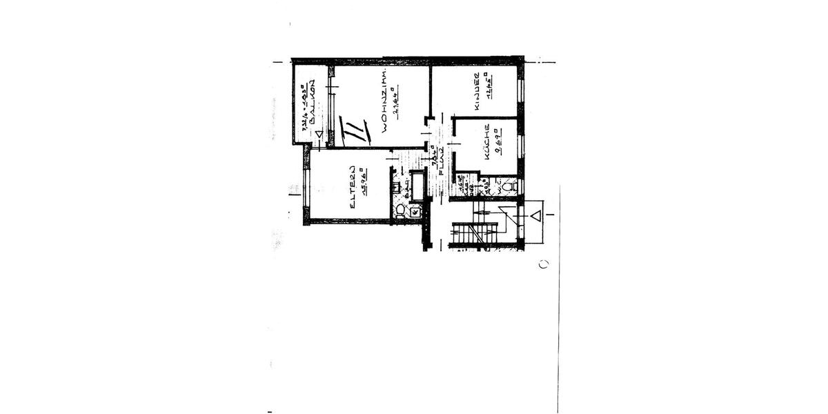 Erdgeschoßwohnung Vechta - 3 Zimmer, 78 m&sup2;, 640&euro; | Angebot:26665167