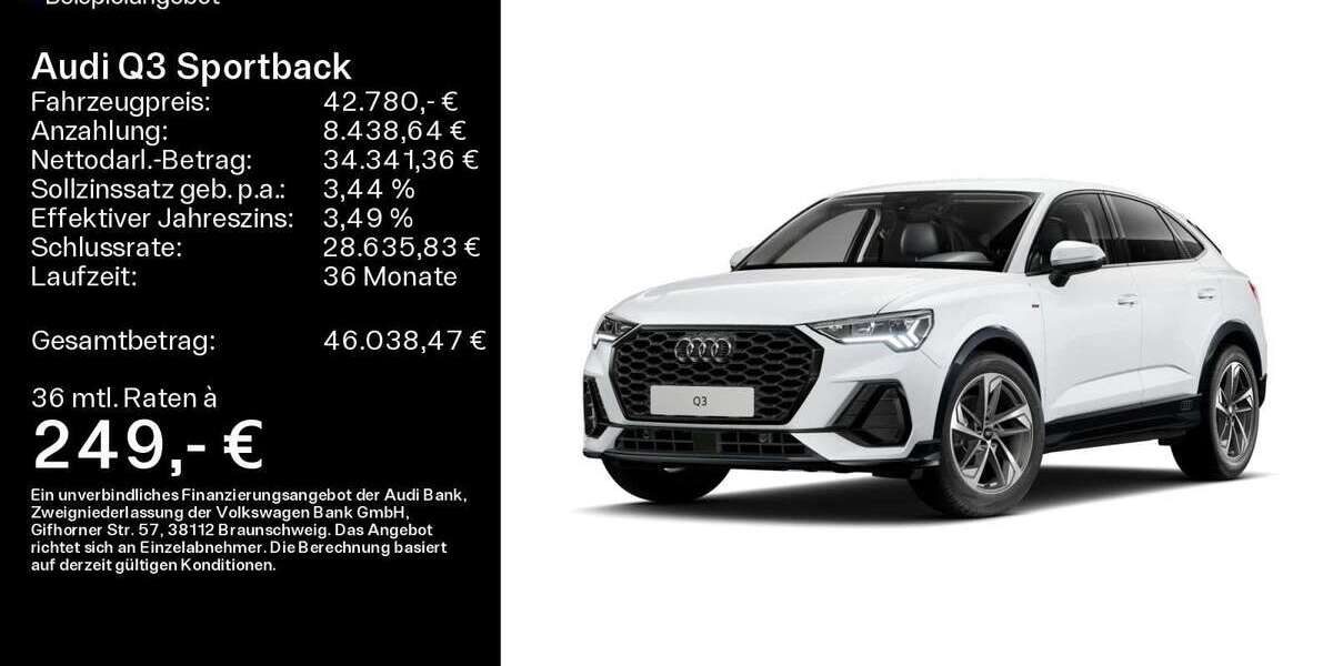 Audi Q3 5.165 km 42.780 &euro; Schweinfurt 97424