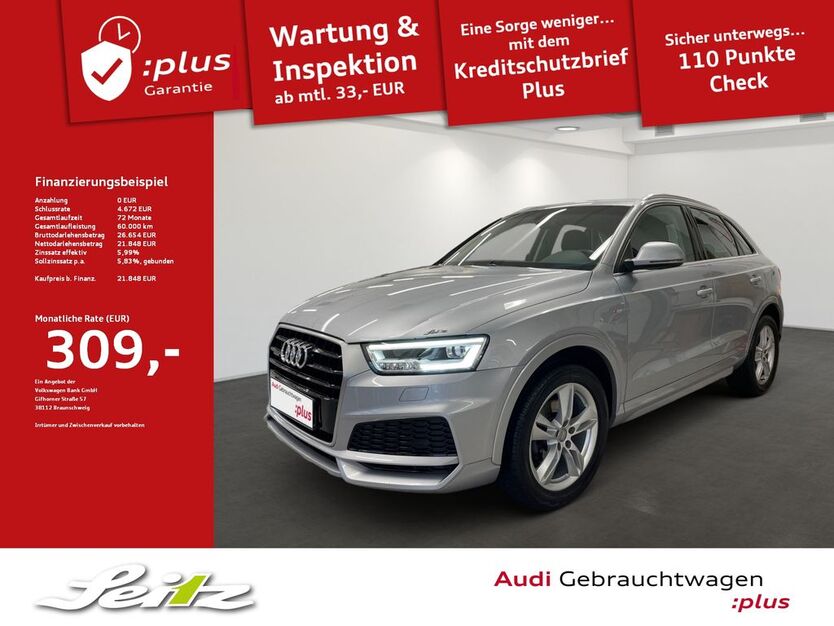 Audi Q3 72.525 km 21.848 € Kempten 87435