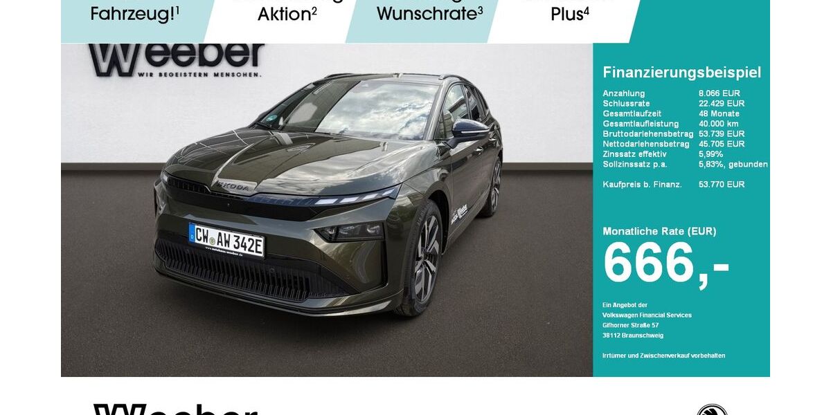 Skoda Enyaq 1.990 km 53.770 &euro; Calw 75365