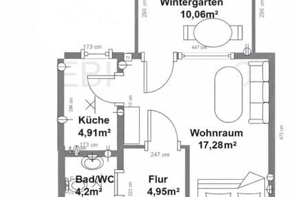 Wohnung Waldkraiburg - 1 Zimmer, 36 m&sup2;, 124.000&euro; | Angebot:26237224