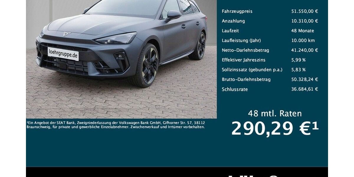 Cupra Leon 5.500 km 51.550 &euro; Meckenheim / Bonn 53340