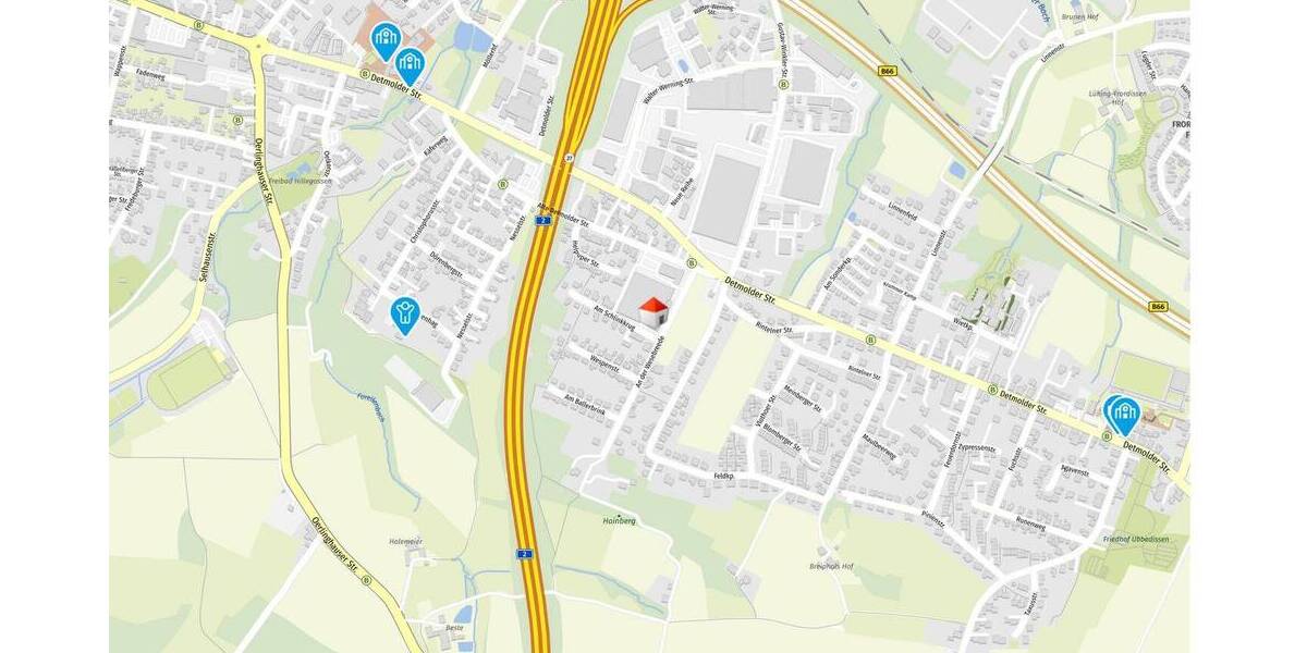 Etagenwohnung Bielefeld Hillegossen - 2 Zimmer, 95 m&sup2;, 118.000&euro; | Angebot:26402367