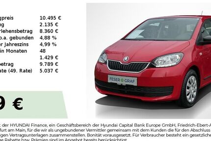 Skoda Citigo 16.848 km 9.950 &euro; Fürth 90763