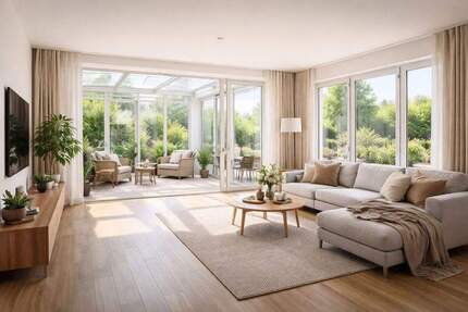 Komfortabel wohnen im Erdgeschoss - barrierefrei, altersgerecht, mit Wintergarten 4 zimmer