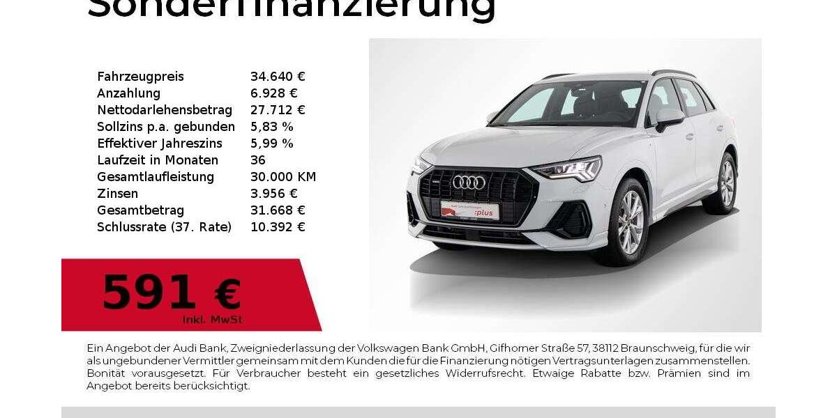 Audi Q3 40.482 km 34.640 &euro; Nürnberg 90441