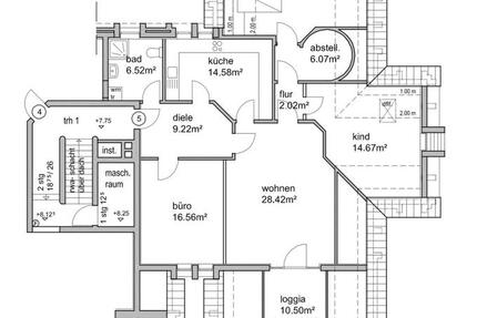 Wohnung Hörstel - 4 Zimmer, 117 m&sup2;, 750&euro; | Angebot:25499346