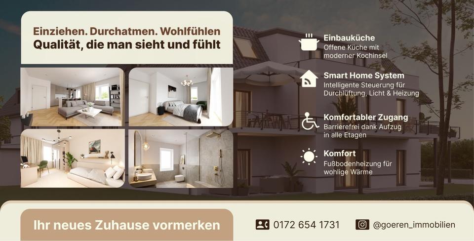 Etagenwohnung Hoya - 3 Zimmer, 90 m&sup2;, 1.100&euro; | Angebot:24687887