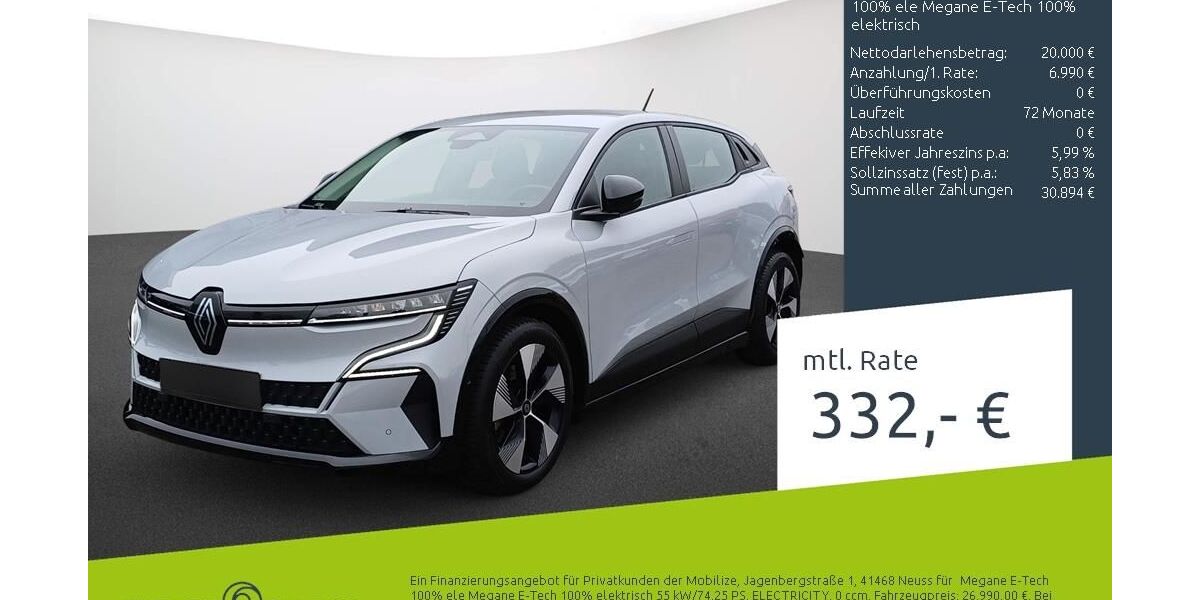 Renault Megane 38.861 km 26.899 &euro; Stuhr 28816