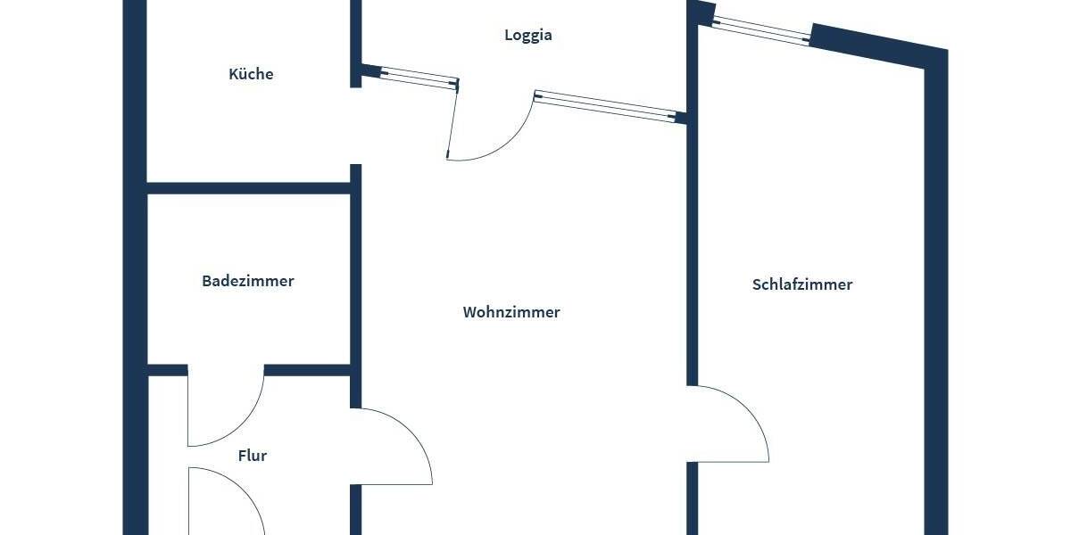 Etagenwohnung Bonn Friesdorf - 2 Zimmer, 44 m&sup2;, 149.000&euro; | Angebot:26657352