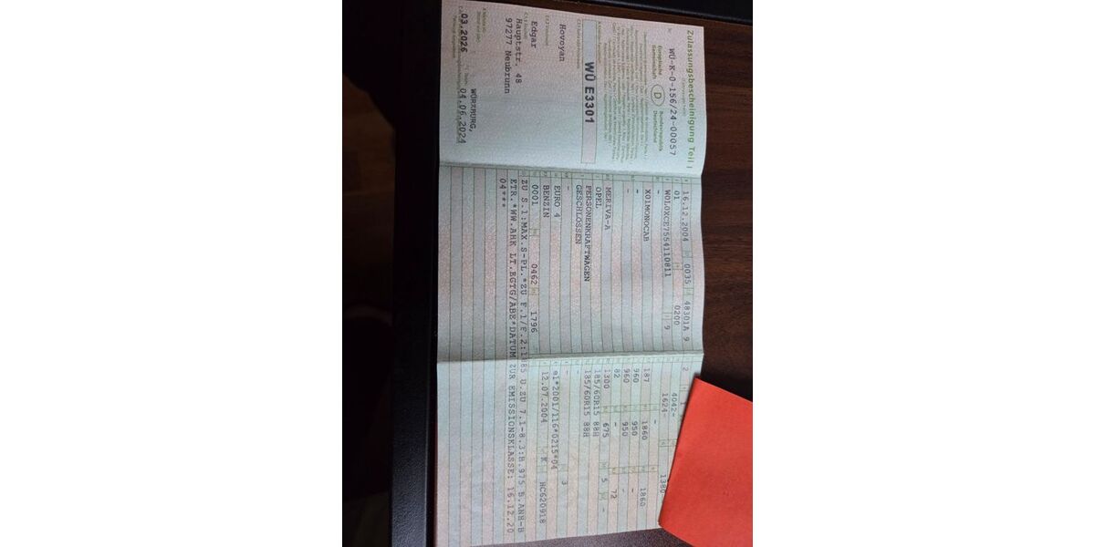 Opel Meriva 165.000 km 1.800 &euro; Waldbüttelbrunn 97297