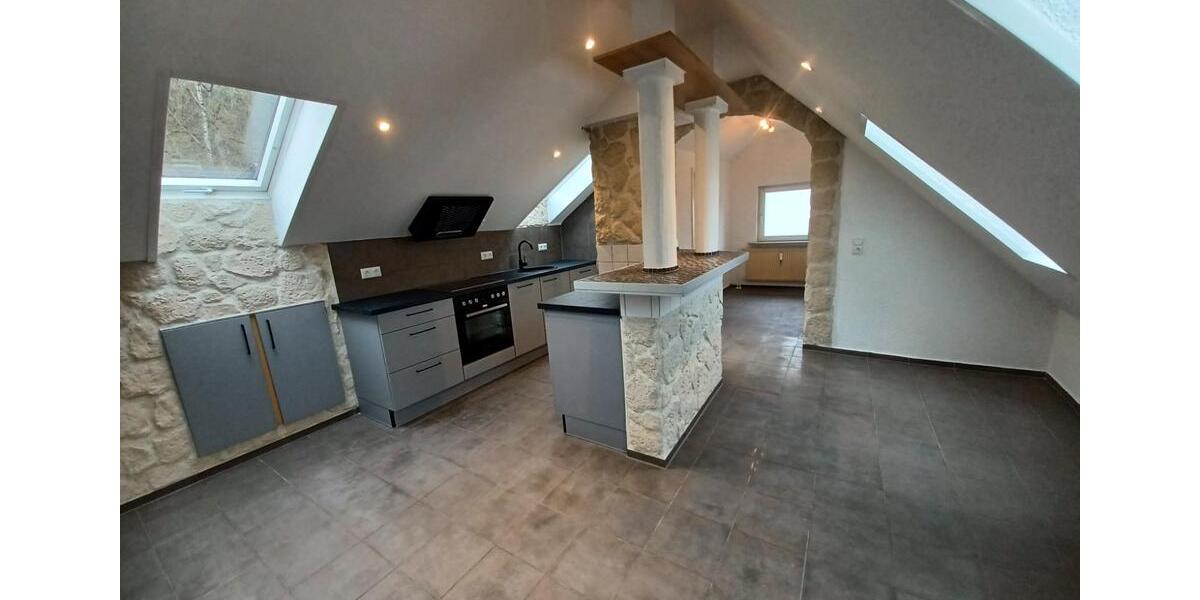 Dachgeschoßwohnung Bad Orb - 1.5 Zimmer, 45 m&sup2;, 500&euro; | Angebot:25293330