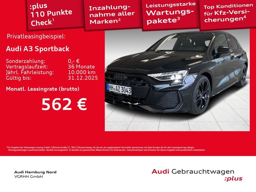 Audi A3 1.899 km 43.840 € Hamburg 22419