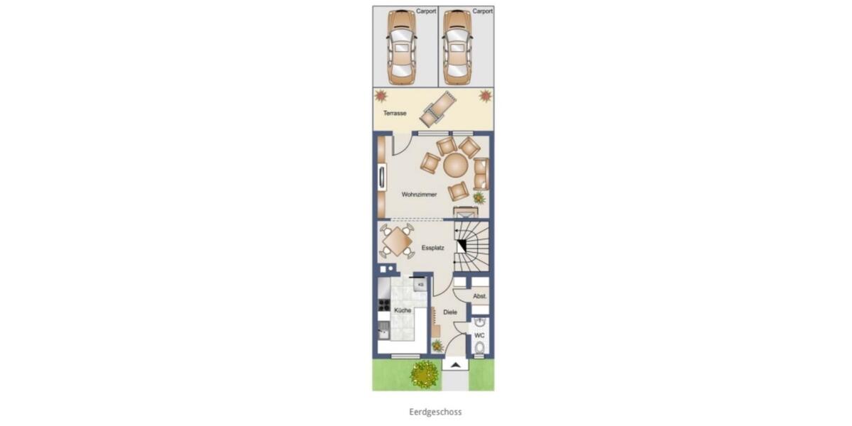Reihenhaus Tamm - 4.5 Zimmer, 119 m&sup2;, 530.000&euro; | Angebot:26605025