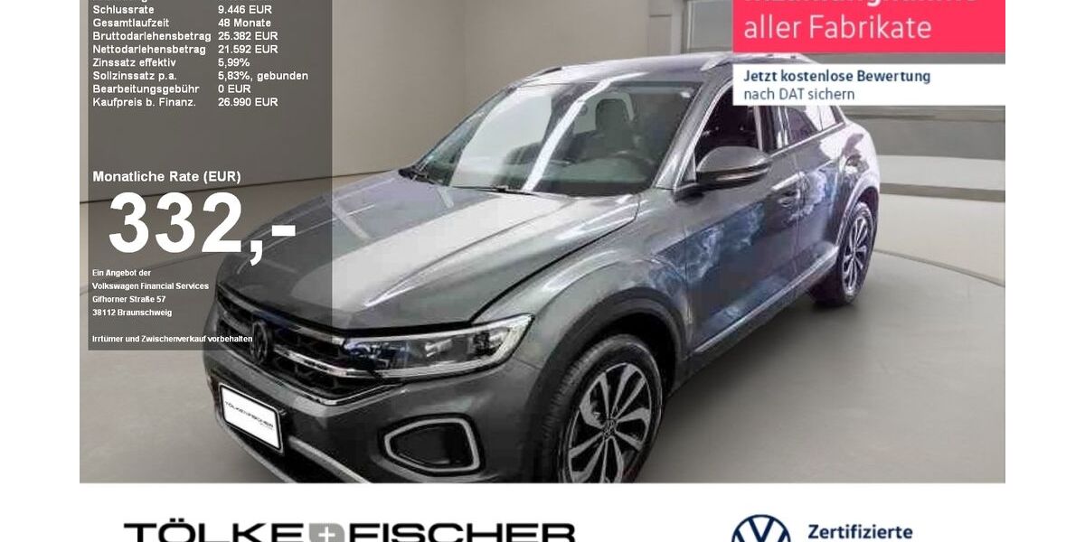 VW T-Roc 39.975 km 26.989 &euro; Krefeld 47805