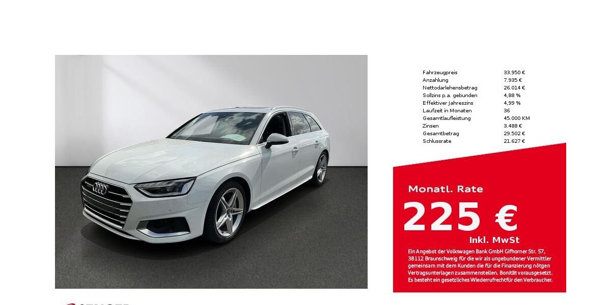 Audi A4 73.910 km 33.950 &euro; Lübeck 23556